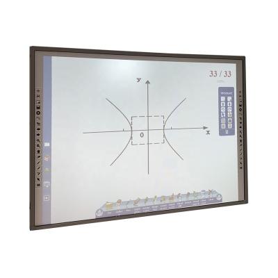 China 20 Touch China Wholesale Interactive Multi Touch Electronic Whiteboard Smart White Board With App For Kids Classrooms 60-168 Inch for sale