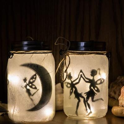 China Festival Stuff Fairy Lantern Craft DIY Kit With LED Light 2020 for sale