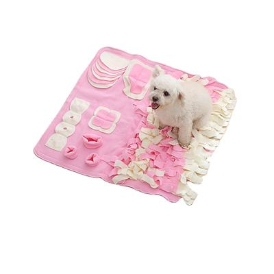 China Viable Petstar Dog Toy IQ Interactive Training Blanket Slow Feeding Nose Mat for sale