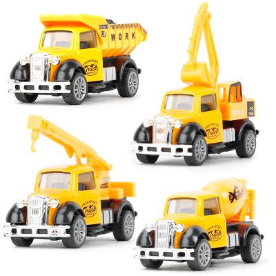 China Multiple Toy Children's Toy Projects Farmer Fire Alloy Diecast Military Vehicle With Parking Scene Car Model for sale