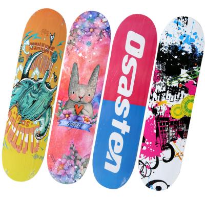 China Youth Skate Board Wholesale 80 Cm Kids Skate Board 7 Ply Maple Wood Skateboard for sale