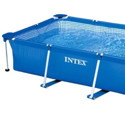 China Easy Install Pro Steel Frame Swimming Pool Folding Stable Swim Pool Wholesale Adult Plastic Water Play Pool for sale