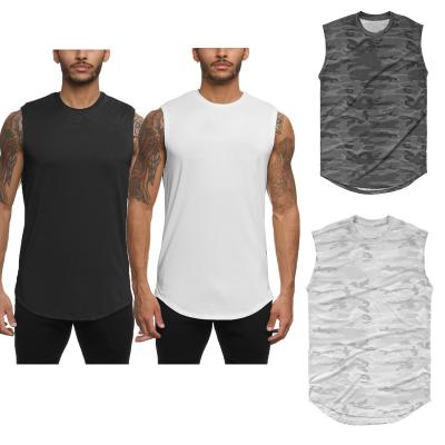 China Anti-Wrinkle Summer Men's Gym Clothing Men Fails Gym Sport Sleeveless T-shirt Sports Top Quick Dry Clothes for sale