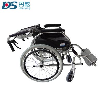 China High quality lightweight portable folding manual wheelchair medical equipment aluminum alloy new products ML-20LBY for sale