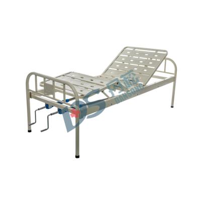 China Cheap price birdcatcher bed 2 cranks 2 metal hospital bed medical equipment single base very basic furniture semi basic use for sale