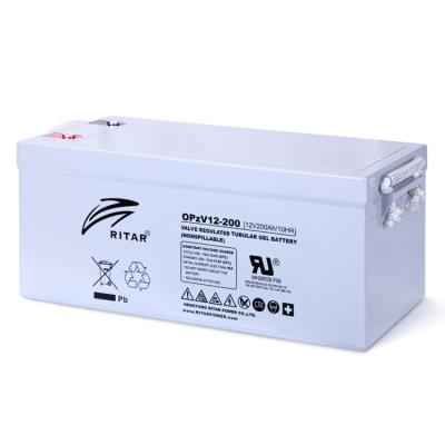 China home energy storage system opzv batteries for solar systems gel battery 12v 200ah 200AH for sale