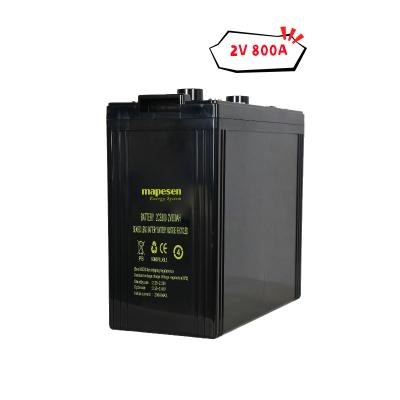 China High performance solar toys gel air to ground missile battery 2V 800AH 12V 24V 48V 800Ah 800 oh battery for sale