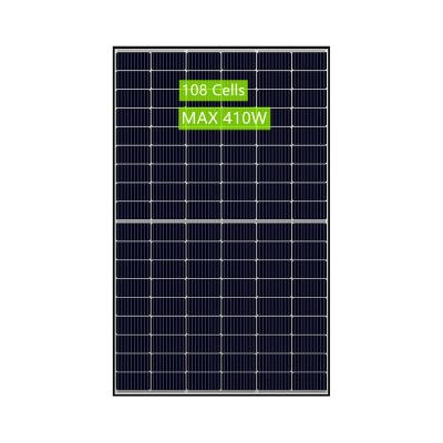 China solar panel 390w 395w 400w 405w 410w 390 400 410 watt price solar panels 166x83mm for sale