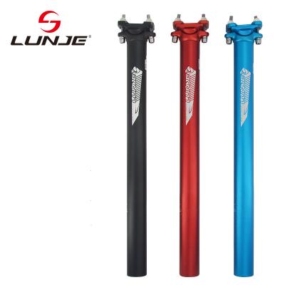 China New Hot Sale 2022 Aluminum Alloy Double Stud Extension 27.2 Durable 30.9 31.6mm Mountain Bike Suspension Seat Post for sale