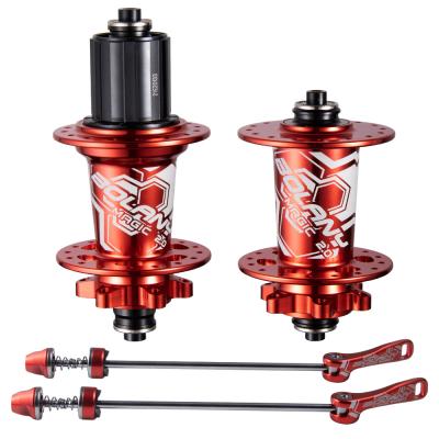 China High Quality Aluminum Alloy BOLANY Mountain Bike Peilin Four Hub Supporting Quick Release Disc Brake Six Stud Bicycle Hubs for sale