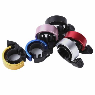 China New Durable 2022 Mountain Road Bike Aluminum Alloy Mini Horn Bicycle Ring Bell Handlebar Safety Warning Bell for sale