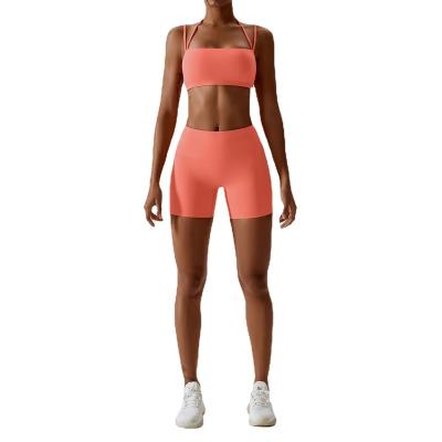 China Breathable Original Factory Custom Logo Seamless Activewear Set Wholesale Fitness Yoga Wear 4PCS Seamless Workout Women Gym Sets for sale