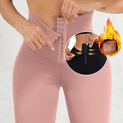 China Custom Made High Quality Antibacterial Logo Trainer Leggings High Waist Yoga Pants Gym Gaiters Corset Yoga Pants Black Breathable Hooks Waist for sale