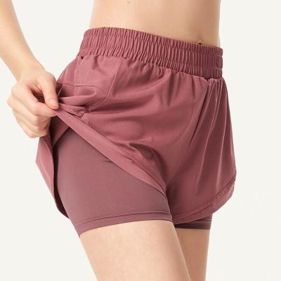 China Comfortable Cheap Anti-Wrinkle Shorts Casual Running Tights Shorts Women Gym Sports Short Ladies Fitness Women Quick Dry Yoga Short for sale