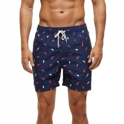 China Custom Viable Cargo Pocket Fashion Men's Fashion Leisure Beach Swim Print Quick Dry Breathable Swimming Shorts for sale