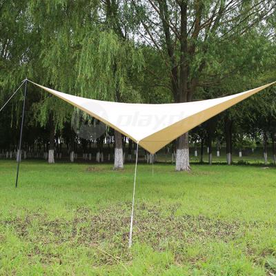 China Straight Bracing Type Unistrengh Triangle or Rectangle Sun Shade Sail Outdoor Patio Garden Yard Shade Sail for sale