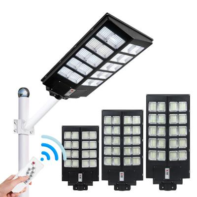 China ROAD Ip65 Motion Sensor Street Light ABS Waterproof 100W 300W 500W Integrated Outdoor All In One Led Solar Street Light for sale