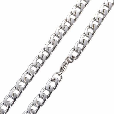 China Stainless Steel Necklace For Mens Womens Chokers Chain Vintage Tone Solid Metal NK900 for sale