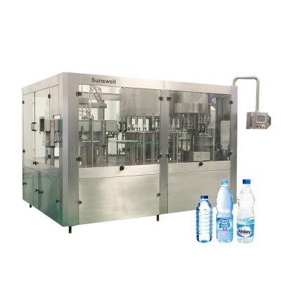 China Factory Equipment Fully Automatic Spring Bottling Mineral Water Bottle Beverage Sunswell PET Pure Drinking Water Filling Machine for sale