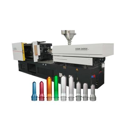 China Horizontal PET Preform Making Machine Servo Motor Plastic Injection Molding Machine for sale