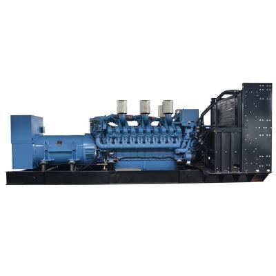 Chine 16V4000G63 Moteur Modèle 2500 kva Contenant de type électrique Diesel Générateur numérique MTU Genset à vendre