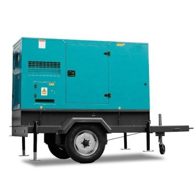 China Compatível 200KW 250KVA Motor diesel gerador móvel trailer com motor Volvo TAD734GE à venda