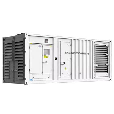 China Powered By MTU 1250 KVA 1000 KW Silent Type Diesel Generator Set Sound Proof Generator for sale