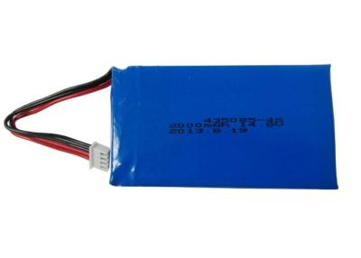 China Portable 4 Cell 2000mah Lipo Battery 14.8 V 435085 For LED Light Battery for sale