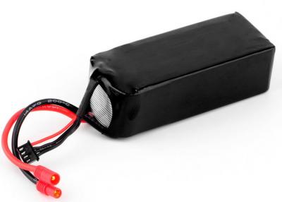 China Black 14.8 V Li Ion Polymer Battery Pack For Remote Control Car 4700mAh 30C for sale