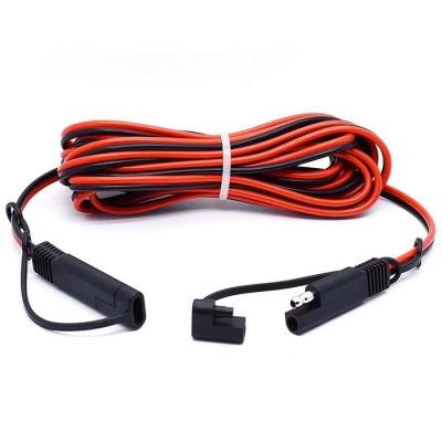 China 2 Pin SAE Connector Quick Disconnect Trailer Wire Harness Male to Female Cable Assembly Manufacturer for sale