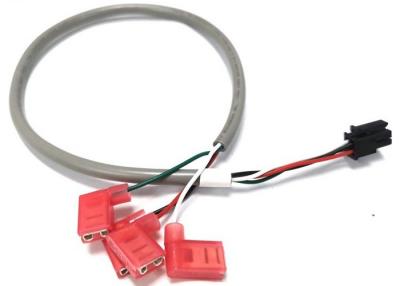 China 6.35/250 Female Flag Terminal To Molex 43025 4P 3.0mm Pitch Cable Harness for sale