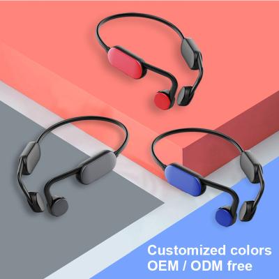 China Professional Waterproof IPX8 Osteoconductivity Swimming Earbuds Support Memory Card Bone Conduction Sports V5.0 Wireless Headphones for sale