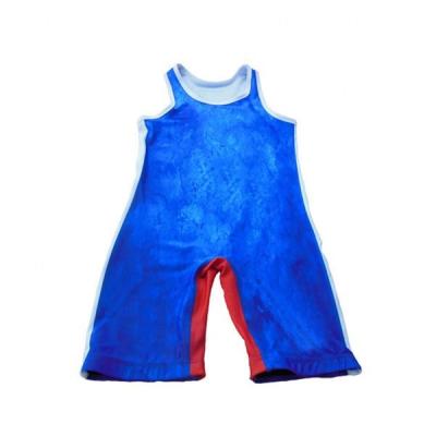 China 100% Polyester Custom Sublimated Print Singlet Wrestling Wear Customized Design 100% Polyester Sportswear OEM Service for sale