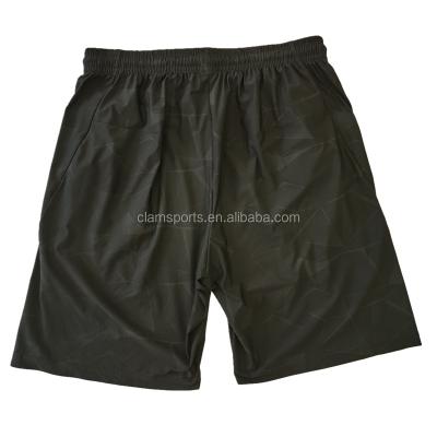 China Custom Jogger Mens Anti-wrinkle White Athletic Sports Shorts Logo Athletic Sports Shorts Mesh Zip Pockets for sale