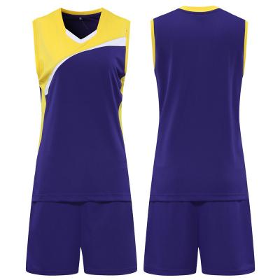 China Latest Design Quick Dry Sublimated Uniform Tops And Shorts Volleyball Beach Sleeveless Polyester Mesh Venting Volleyball Uniform M for sale