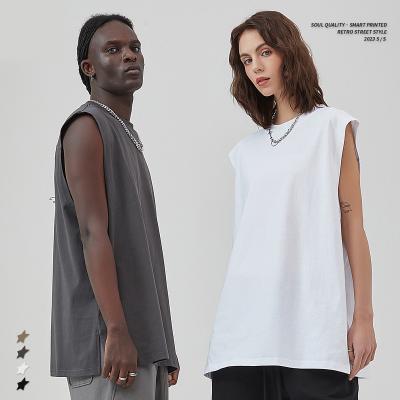 China Viable Wholesale Custom Loose Drop Shoulder Quality Cotton T-shirt White Men's Oversized T-shirt for sale