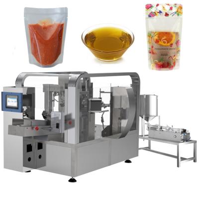 Китай Automatic Preformed Pouch Concentrated Juice Packing And Sealing Machine продается