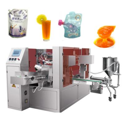 China MR8-200R Liquid Juice Spout Pouch Filling Machine for sale