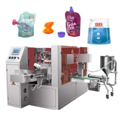 China JKPACK Automatic Multifunction Pre-made Spout Juice Pouch Filling Machine for sale