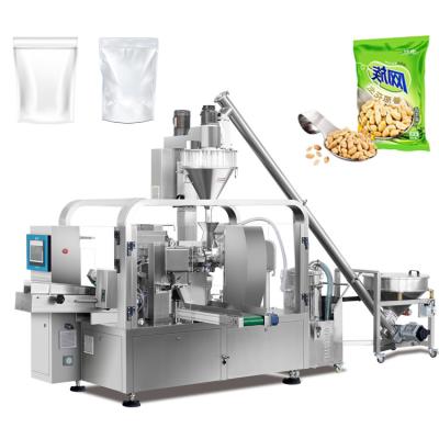 China Automatic Rotary Premade Doypack Zipper Bag Milk Powder Packing Machine for sale