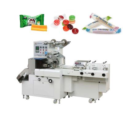 Cina Computer Controlled Horizontal Milky Caramel Candy Wrapping Machine JY-1200/DXD-1200 in vendita