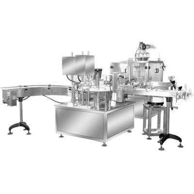 Κίνα Automatic glass bottle filling sealing machine for powder προς πώληση