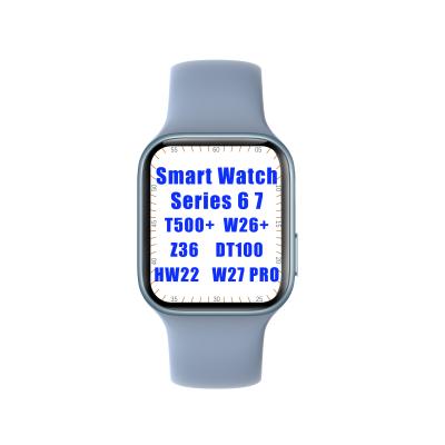 China 2021 touch screen china best reloj smartwatch iwo w56 hw12 fk88 smartwatch series 6 t55 x7 t900 t500 w26 BT call android waterproof smart watch for sale