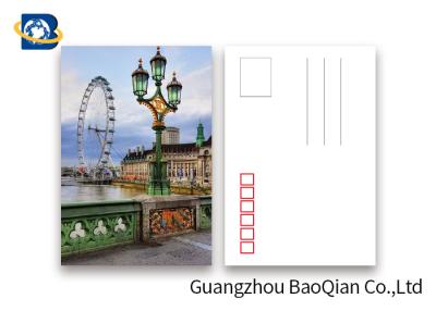 China The London Eye Pattern Lenticular Postcards , 3D Lenticular Card Tear - Proof for sale