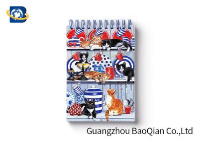 China Spiral Binding 3D Lenticular Personalised Stationery Notebooks Cartoon Pet Hardcover for sale