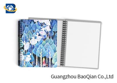 China Pretty Girl Design 3D Lenticular Notebook PET / PP / PVC Cover Material for sale