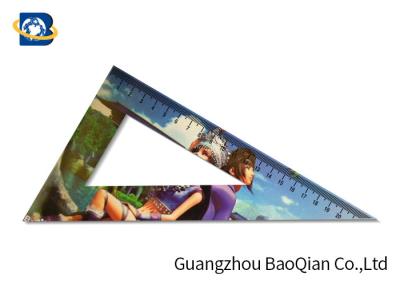 China School Students Kids Custom Printed Rulers Stationery Set Food Grade 3D Lenticular Sheet for sale