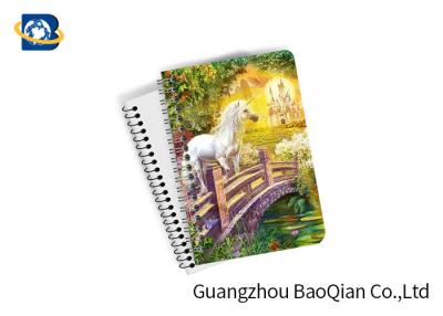 China Unicorn Design Depth Effect A4 A5 A6 3D Lenticular Notebook For Student Stationery Eco-friendly for sale