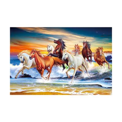 China 40*60cm 3D Image Poster Large Size Animal Horse Pictures Wall Prints for sale