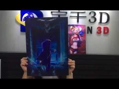 12x16 3D Lenticular Poster Batman & Joker Famous Movie For Advertising